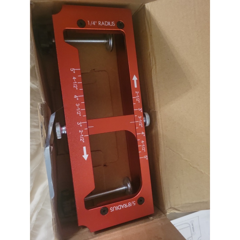 Door Hinge Jig Aluminum Alloy Door Hinge Template Kit for Router Adjustable.....